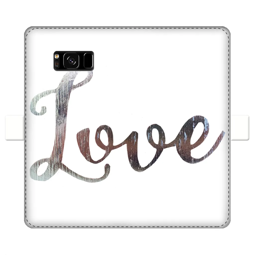 Love Fully Printed Wallet Cases