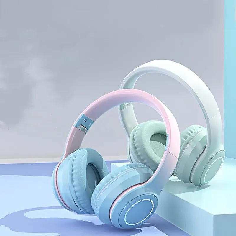 LovelyRLovely Foldable Wireless Gradient Bluetooth Headset