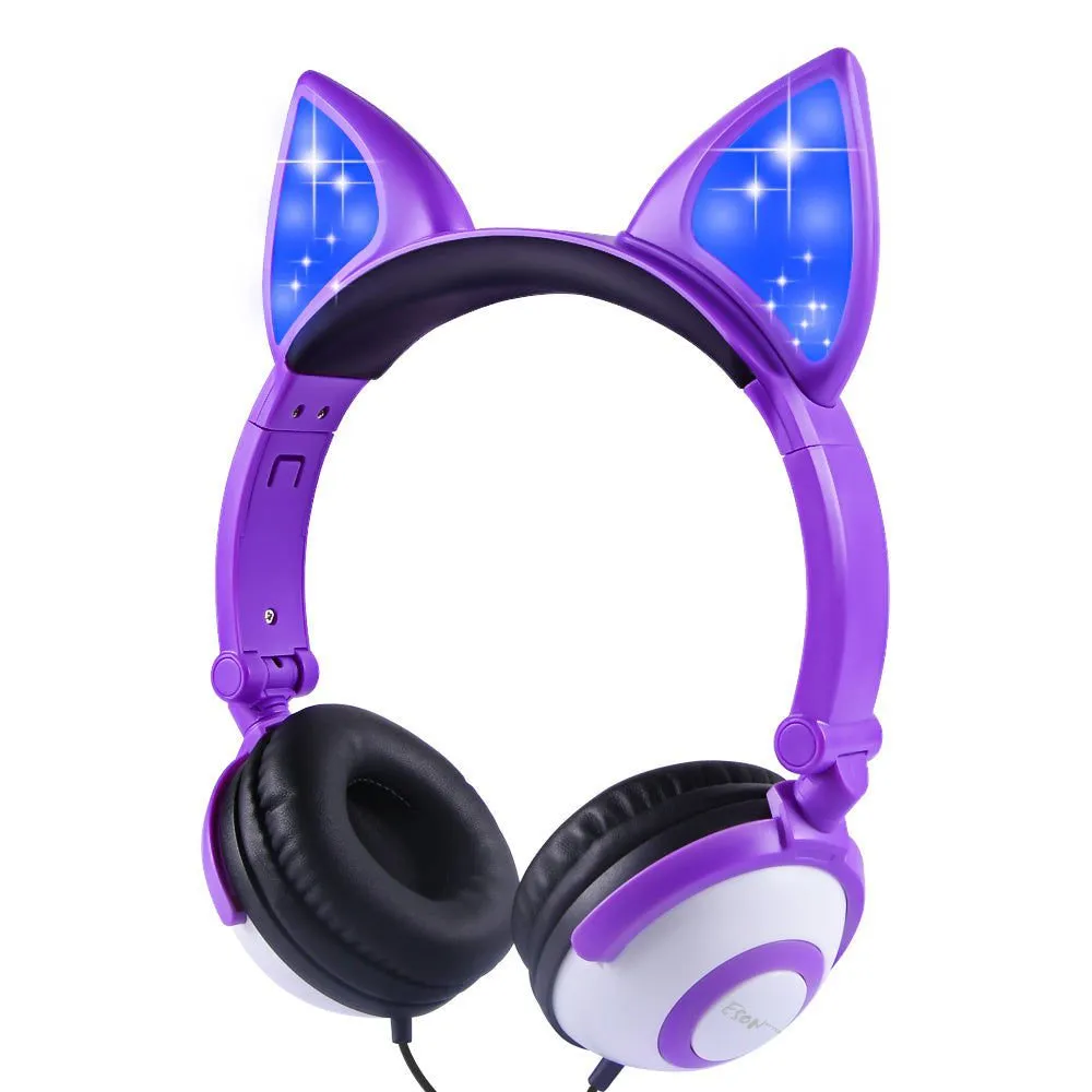 LovelyRLovely LED flashing Cat Ear Headphones