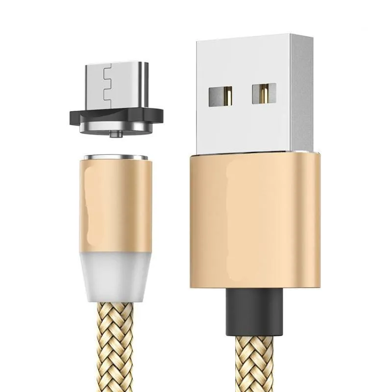 Magnetic USB Fast Charging Micro - Type C Cable