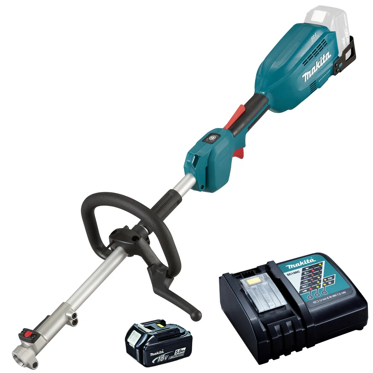 Makita DUX18RT 18V Brushless Split Shaft with 1 x 5.0Ah Battery & Charger