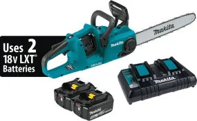 Makita (XCU04PT) 36V (18V X2) LXT® Brushless 16" Chain Saw Kit (5.0Ah)