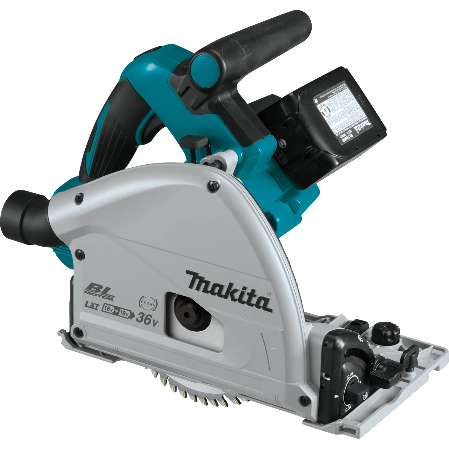 Makita (XPS01PTJ) 36V (X2) LXT® Brushless 6-1/2" Plunge Circular Saw Kit (5.0Ah)