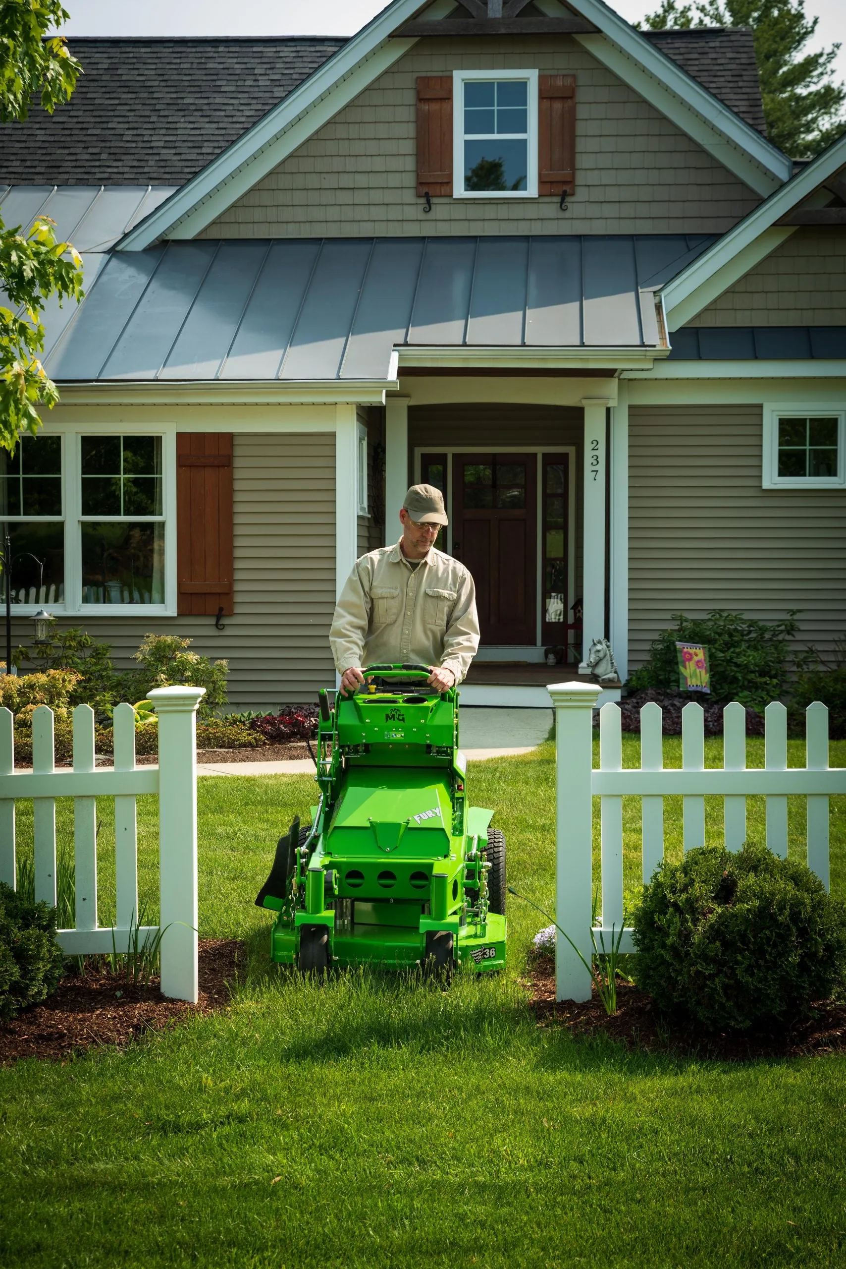 Mean Green FURY Stand-On Mower