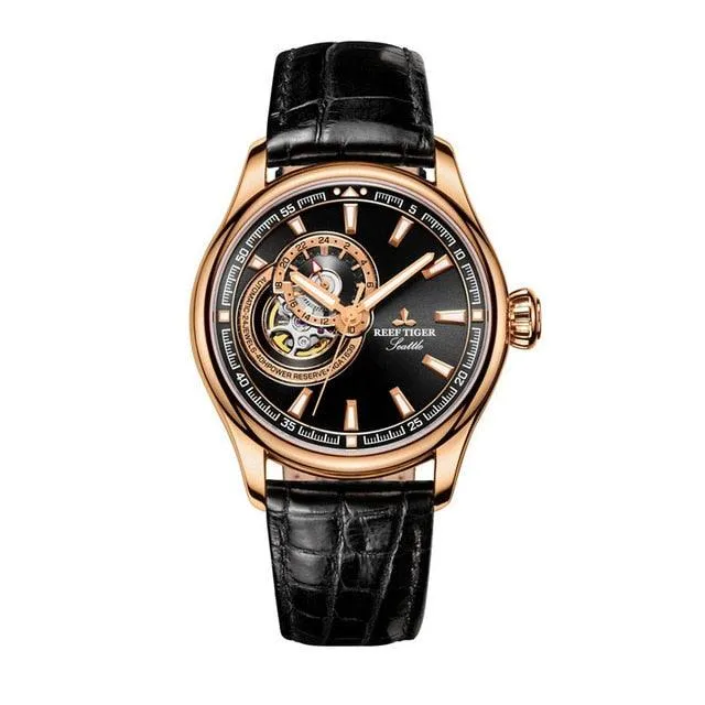 Men Watch Blue Tourbillon Watches Top Brand Luxury Automatic Mechanical Watch Relogio Masculino