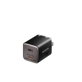 MICRODIA SMARTCube™ Nano 30W GaN Pro Wall Charger, USB-C PD3.0