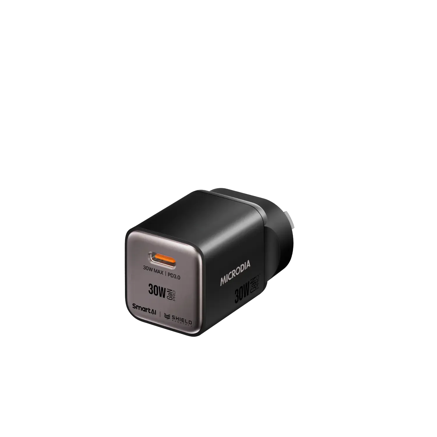 MICRODIA SMARTCube™ Nano 30W GaN Pro Wall Charger, USB-C PD3.0