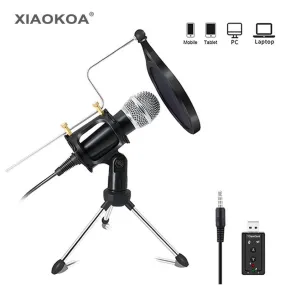 Microphone Recording Stand Kit Tripod Broadcasting | Mercy abounding