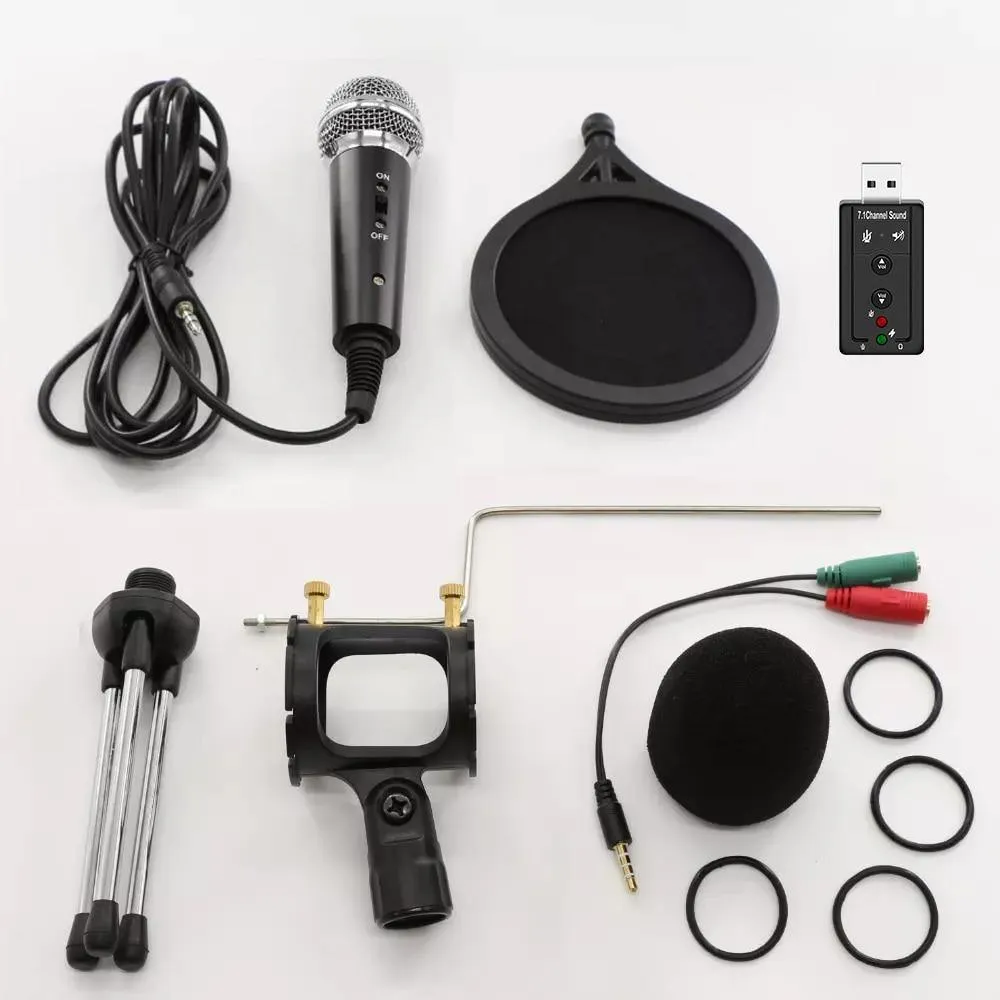 Microphone Recording Stand Kit Tripod Broadcasting | Mercy abounding