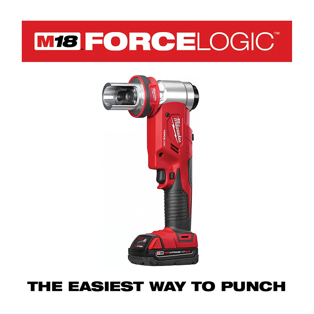 Milwaukee M18 1/2" - 4" Force Logic 6T Knockout Tool