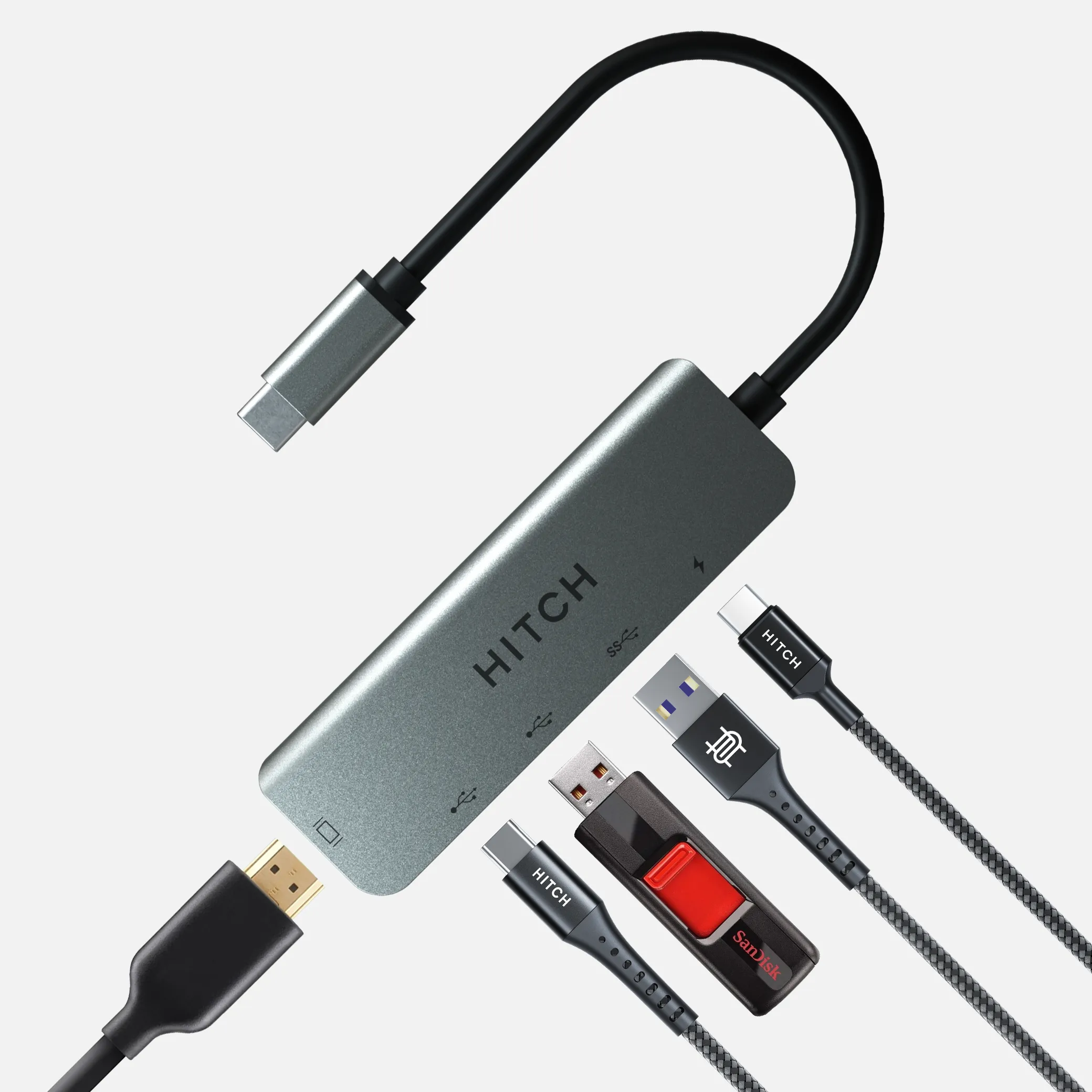 Mini Pro HUB - 5 in 1 USB-C Multiport Adapter