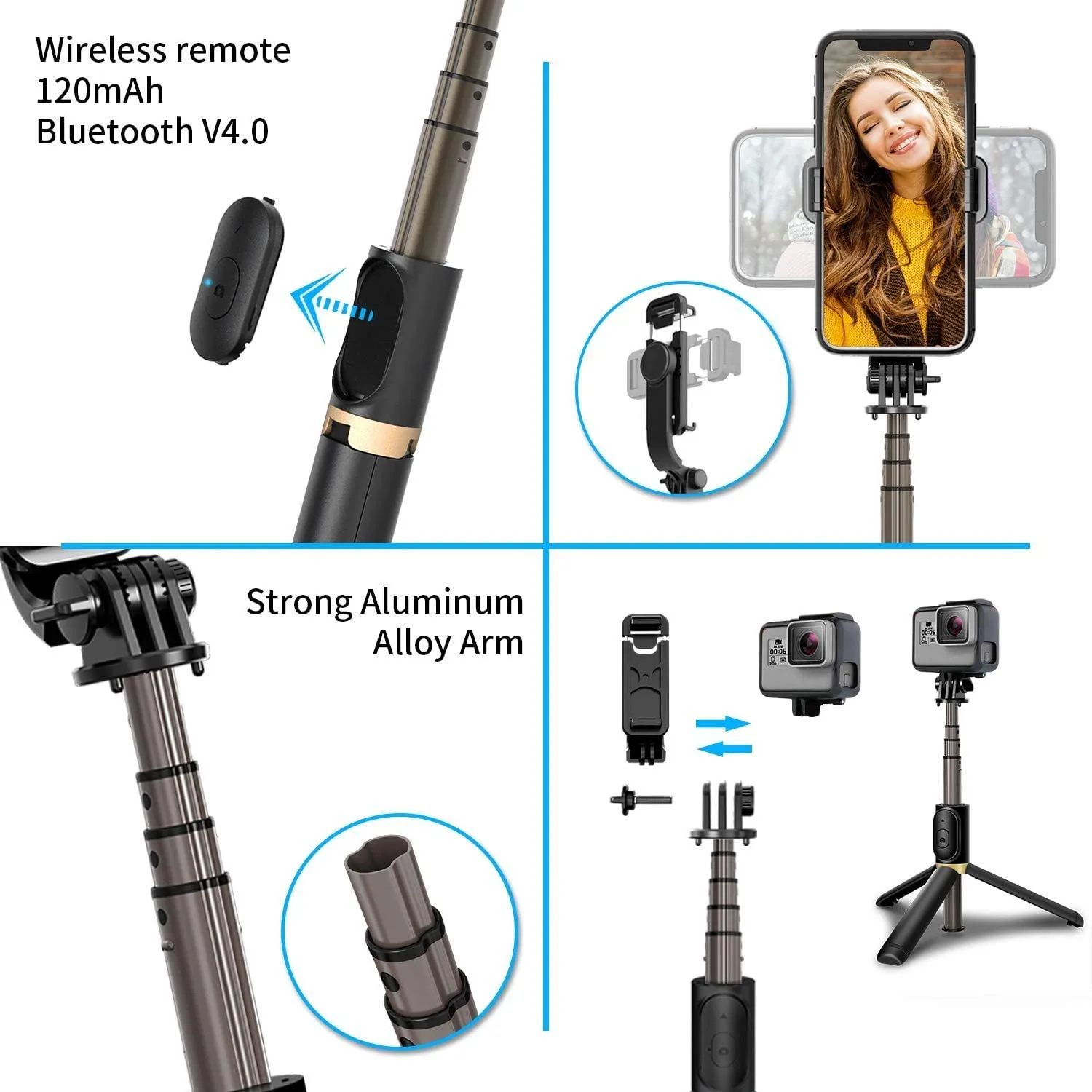 Mobilife Q03 Bluetooth Selfie Stick Tripod