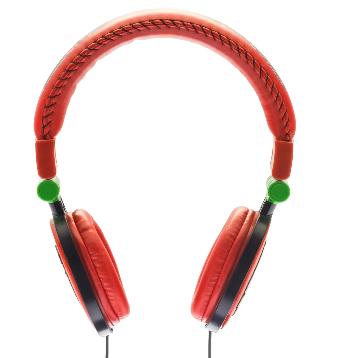 Moki Poppers Headphones - Claw Red with Appealing Design