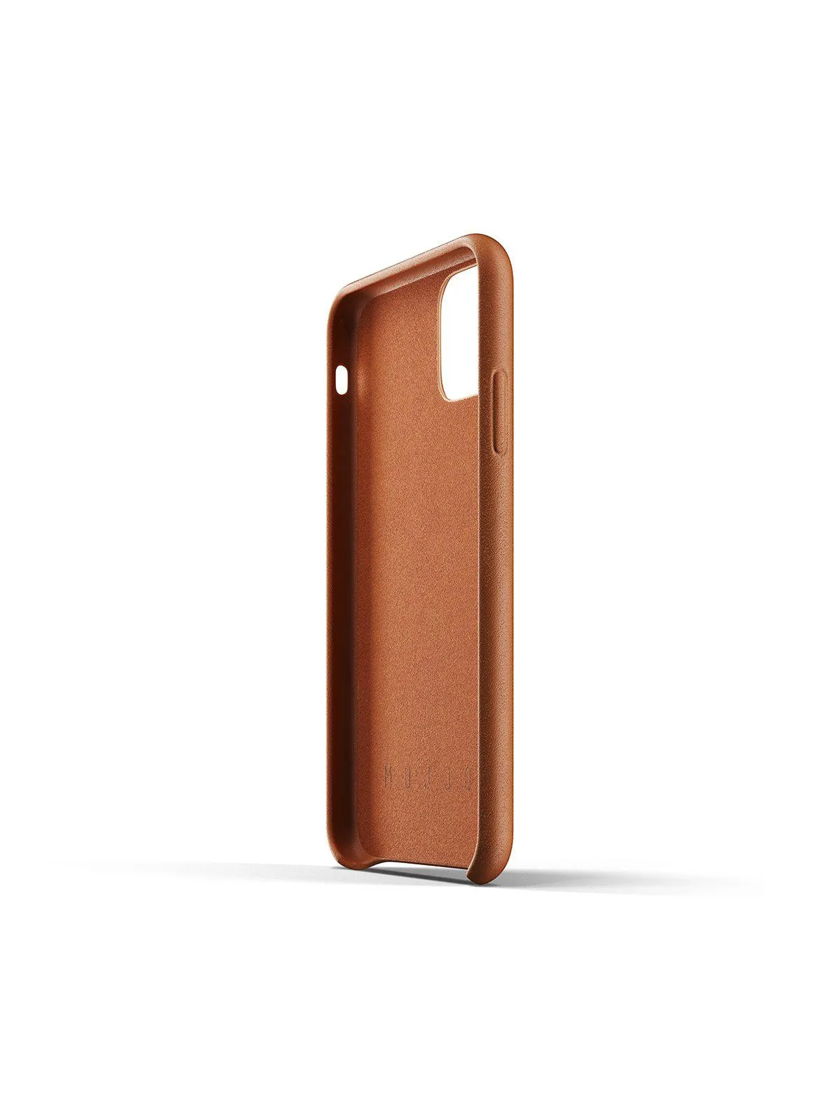 Mujjo Full Leather Wallet Case for iPhone 11 Tan