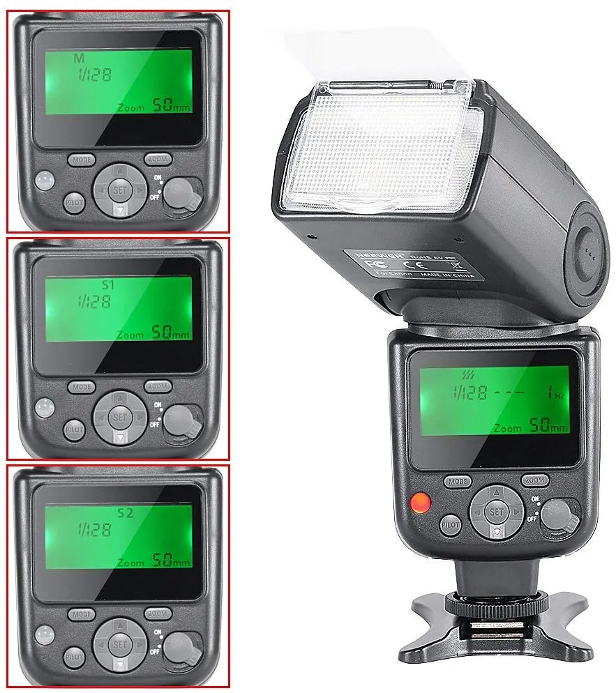 Neewer NW-670 TTL Flash Speedlite with LCD Display for Canon 7