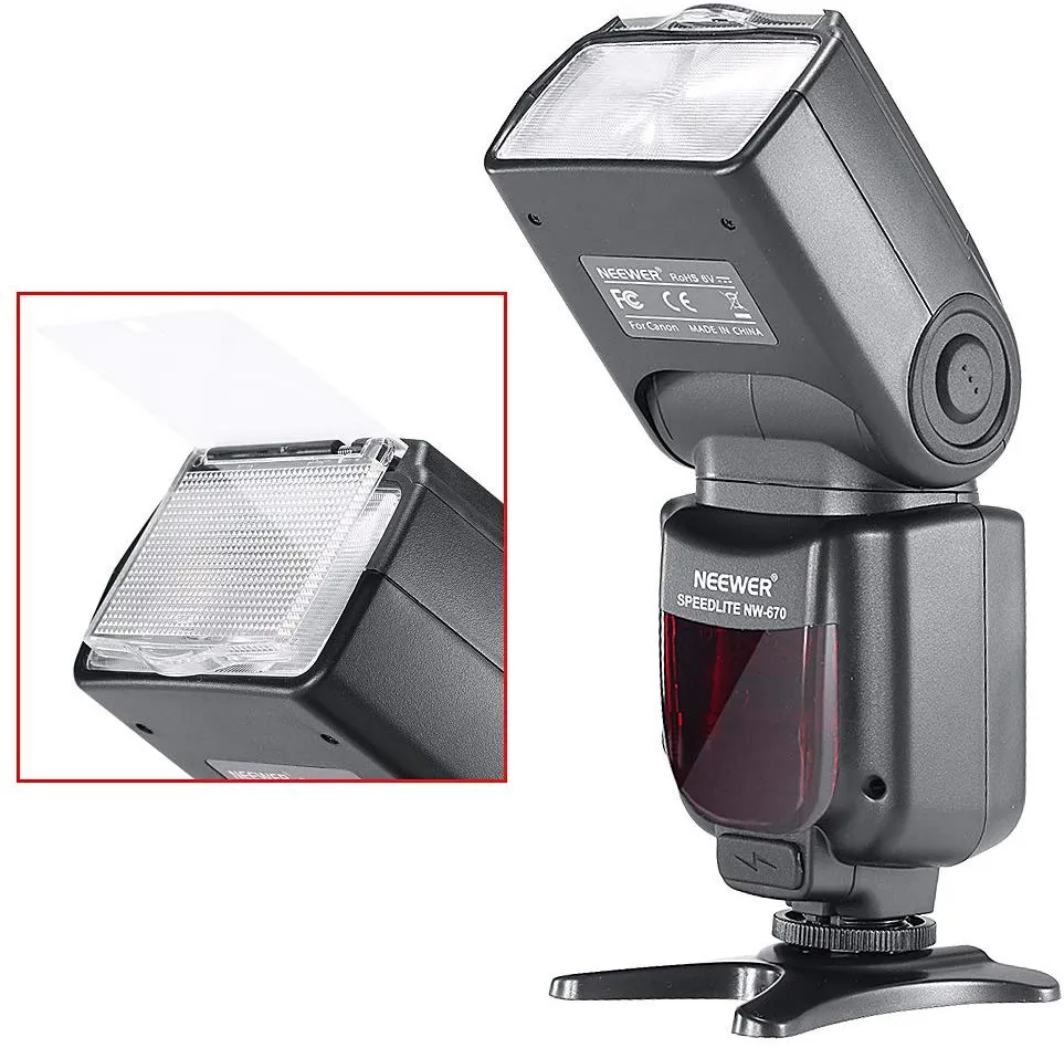 Neewer NW-670 TTL Flash Speedlite with LCD Display for Canon 7