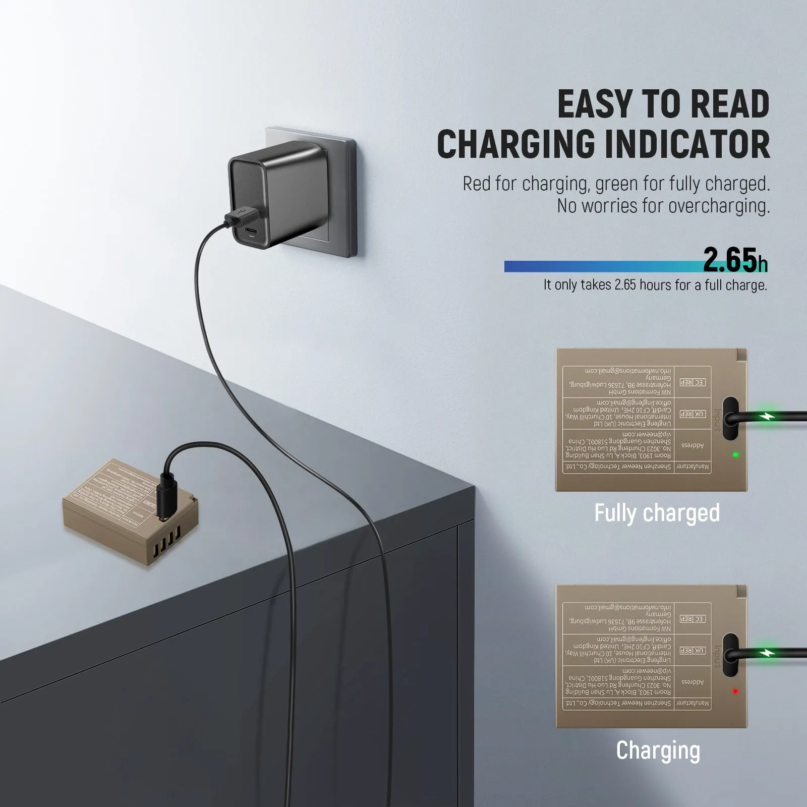 NEEWER TNP-W126 NP-W126S 1050mAh Power Battery For Fujifilm