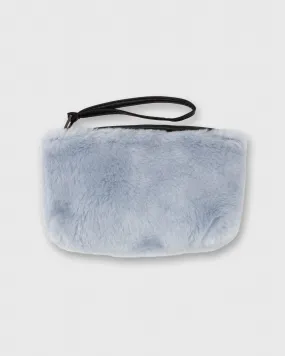 Nelly Clutch in Ice Blue Lambswool