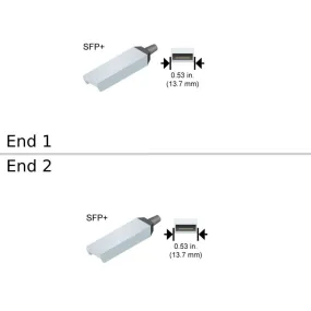 NetApp X6566-2-R6 [2] - 2m Data Cable with Plug SFP /SFP  | Cu, Twinax, 10Gb, SFP /SFP ,