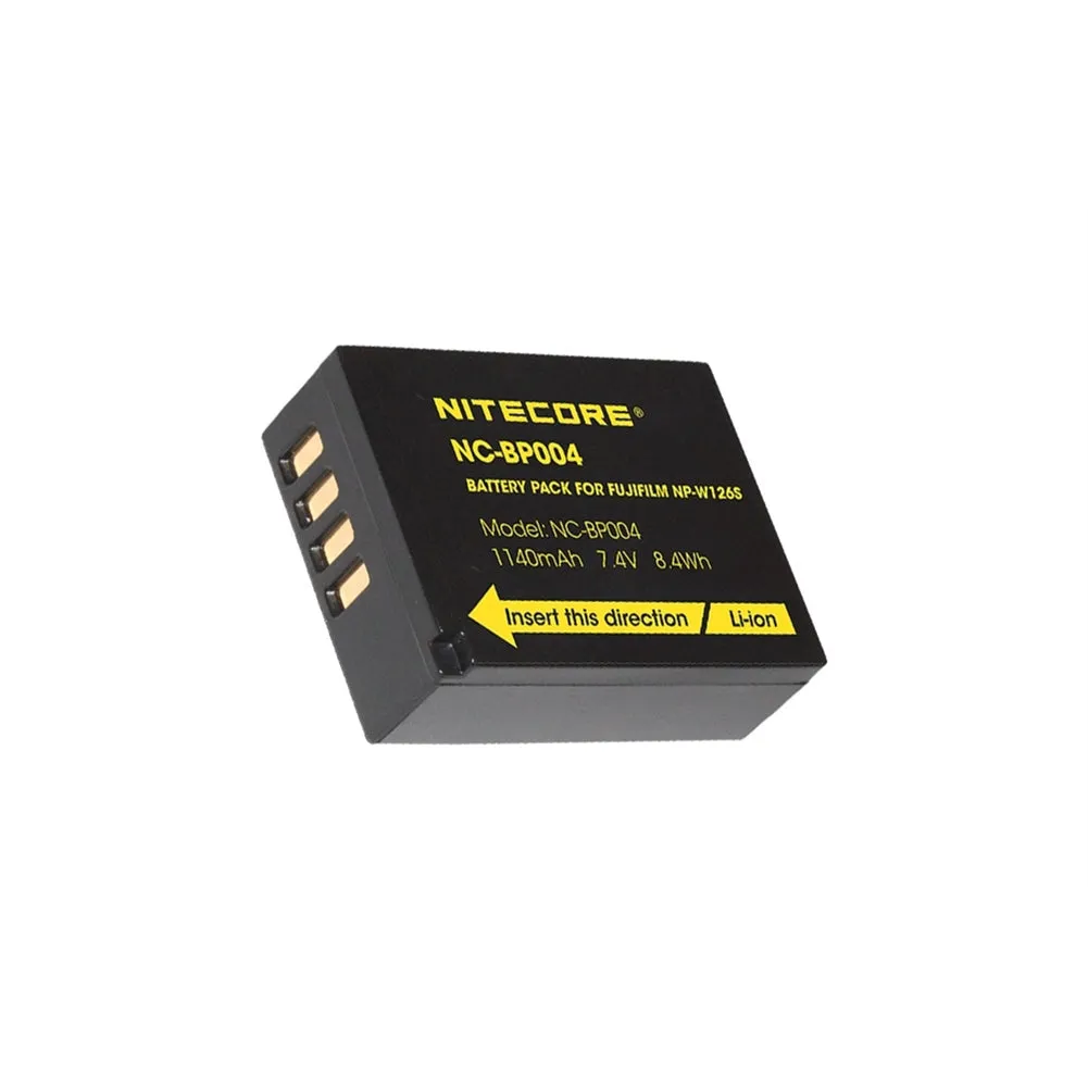 NITECORE NP-W126S Battery Compatible with Fujifilm Cameras