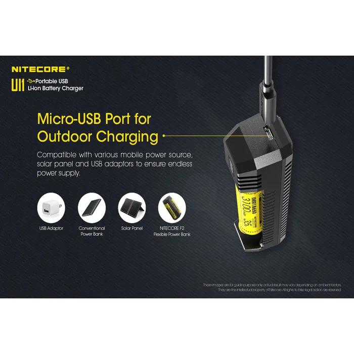 Nitecore UI1 Portable USB Battery Charger 便攜鋰電池充電器