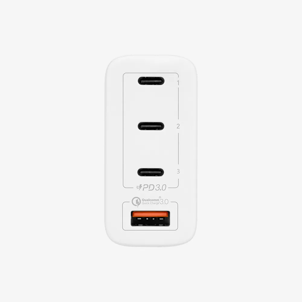 One Plug GaN 100W 4-Port Wall Charger