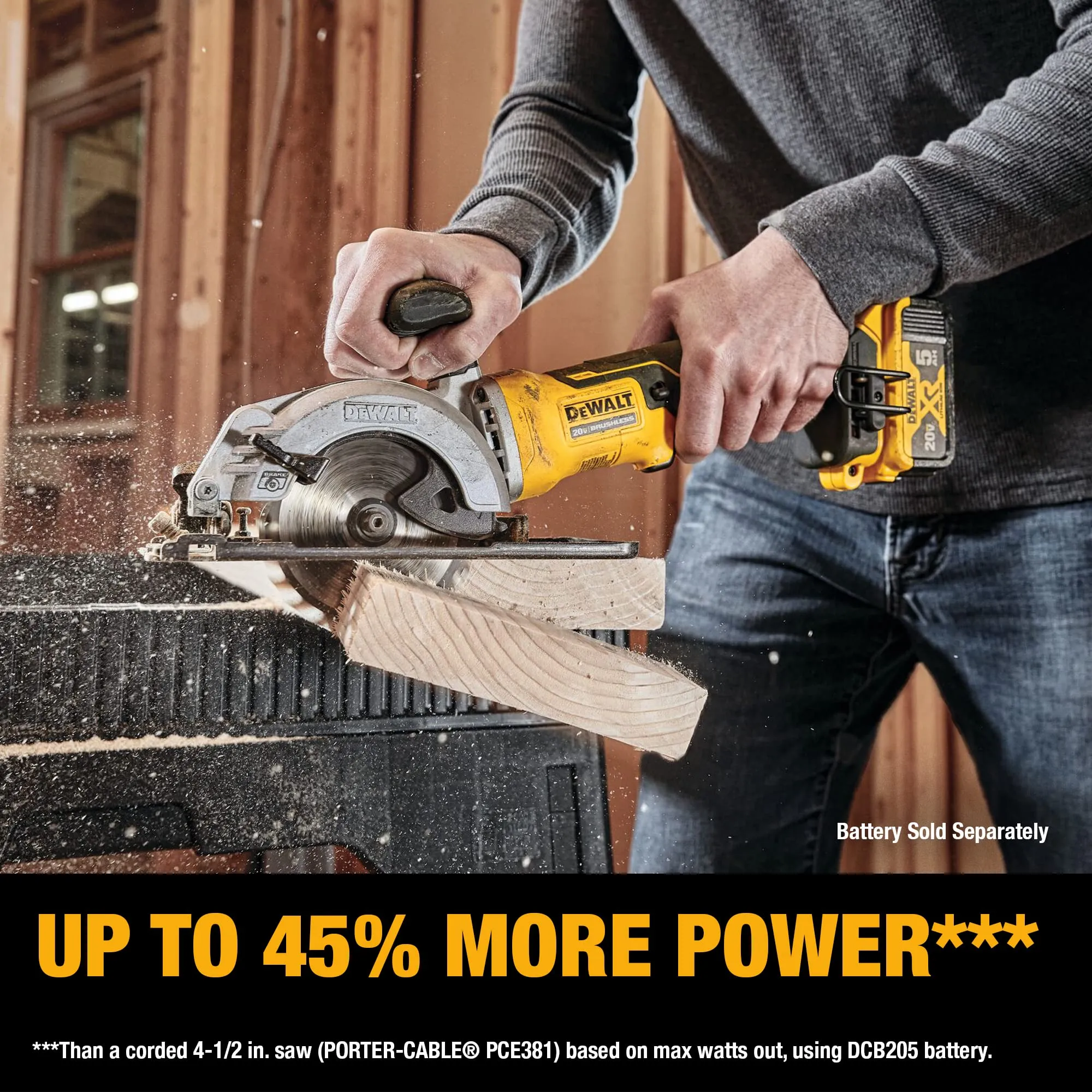 Open Box - Dewalt DCS571B 20-Volt Max Cordless 4-1/2 in. Circular Saw (Tool Only)