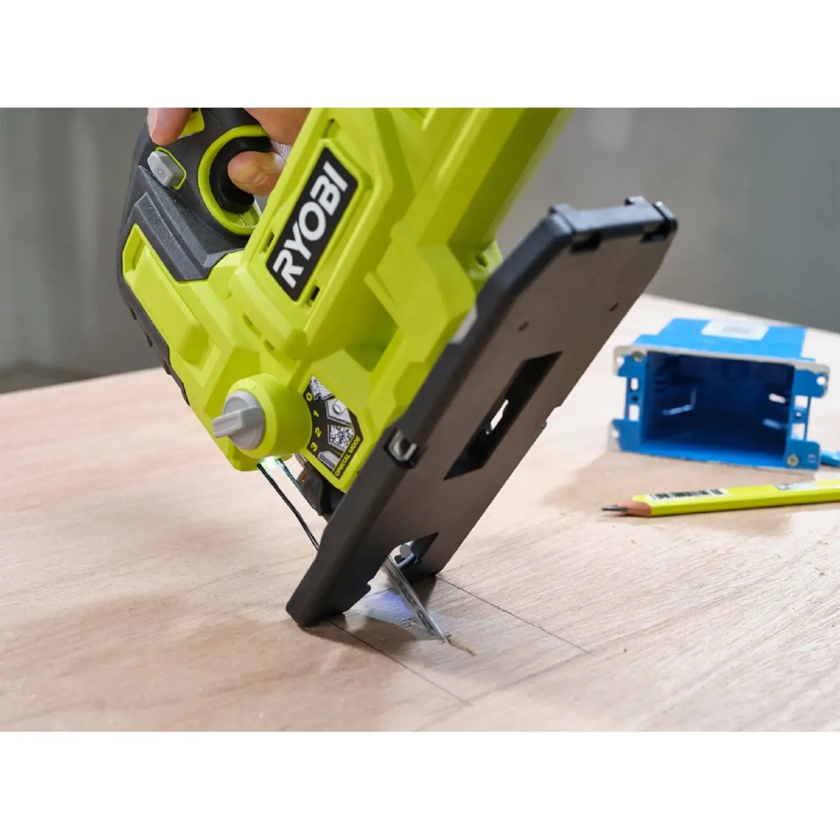 Open Box -  RYOBI 18V ONE  Lithium-Ion Cordless Jig Saw (Tool-Only)