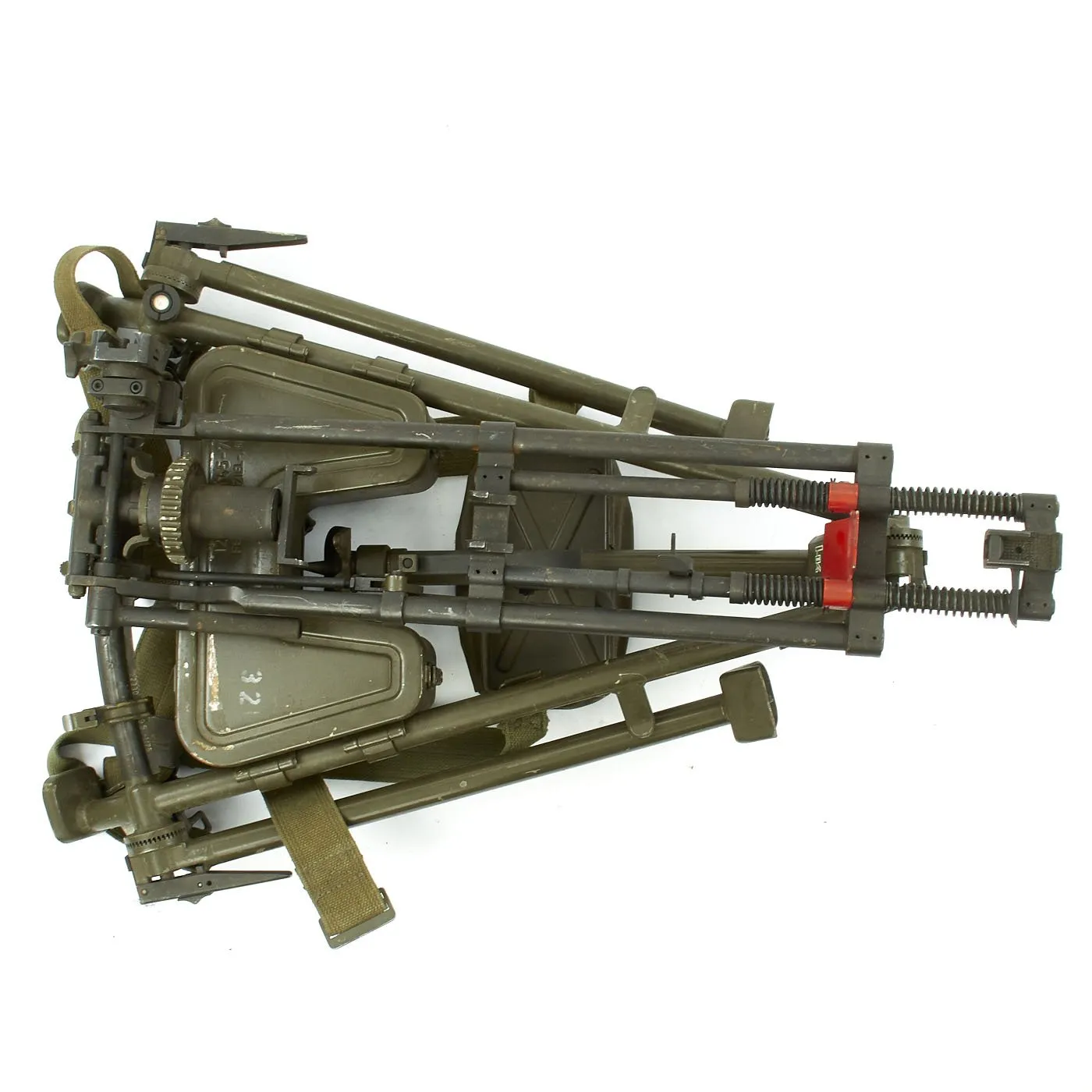 Original German MG3 Machine Gun Tripod with Hensoldt Wetzlar Periscope Sight