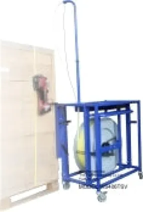 Pallet Strapping  Hands Free with WST406TSV Work Station