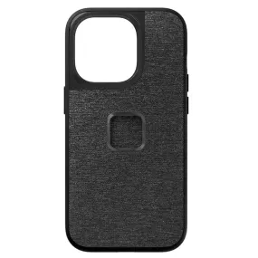 Peak Design Everyday Fabric Case For Apple Iphone 14 Pro - Charcoal