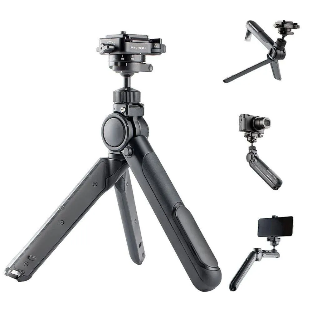 PGYTECH MantisPod Pro Vlogging Camera Tripod with SnapLock Arca-Type Quick Release Plate, Mini Smartphone Holder, and Cold Shoe Mount | P-CG-020