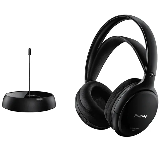 Philips SHC5200 FM Wireless Headphones HiFi Black