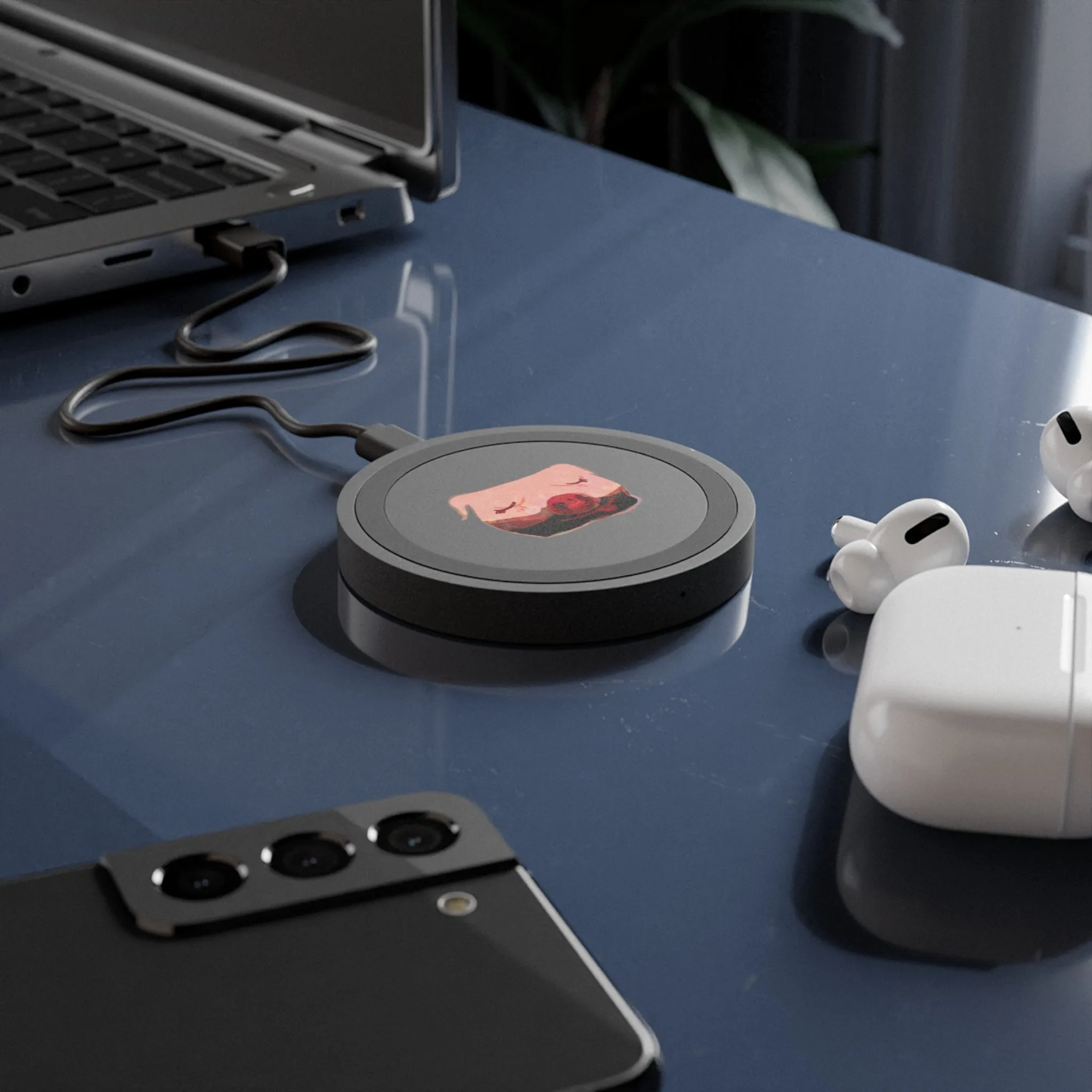 PIGGY SQUARE Quake Wireless Charging Pad