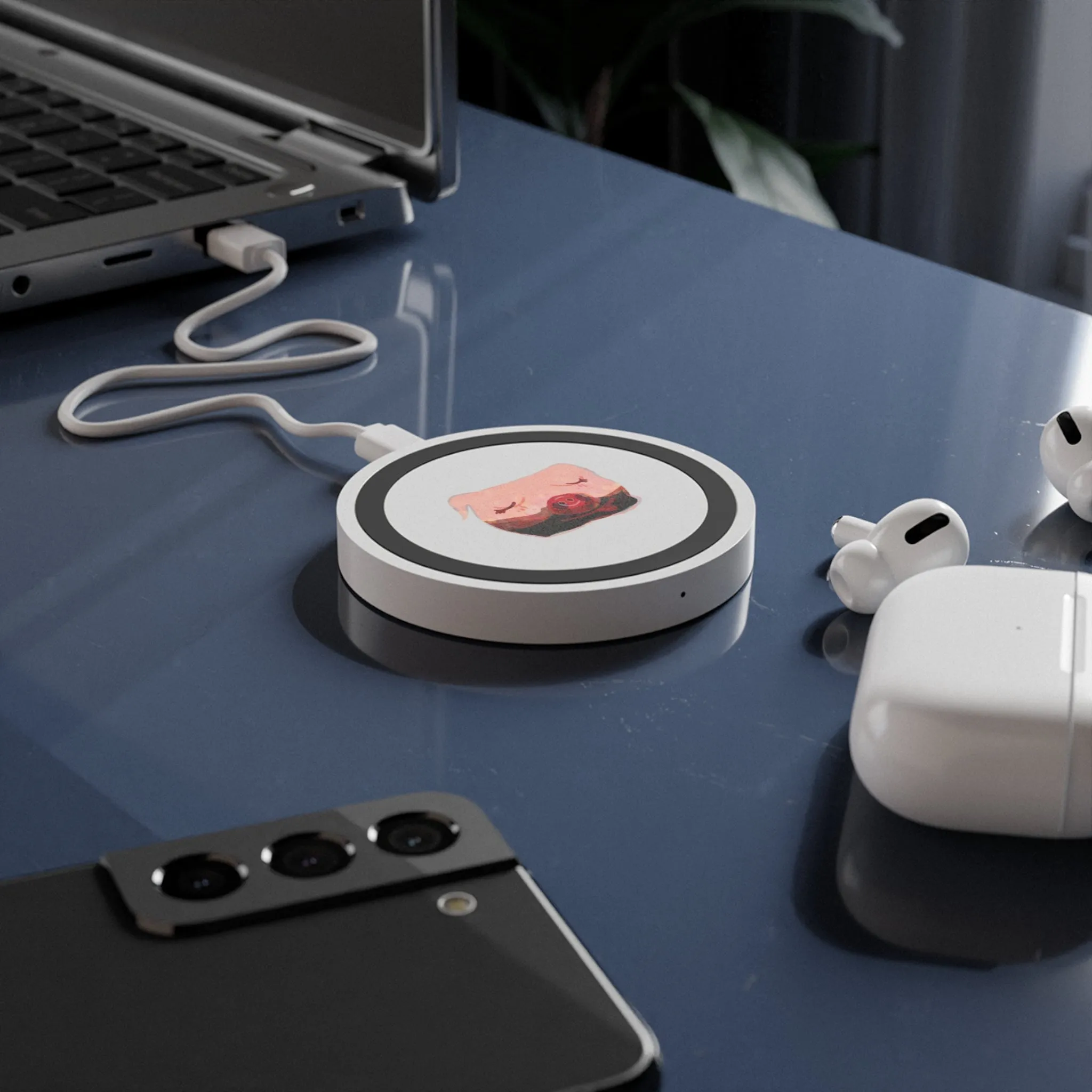 PIGGY SQUARE Quake Wireless Charging Pad