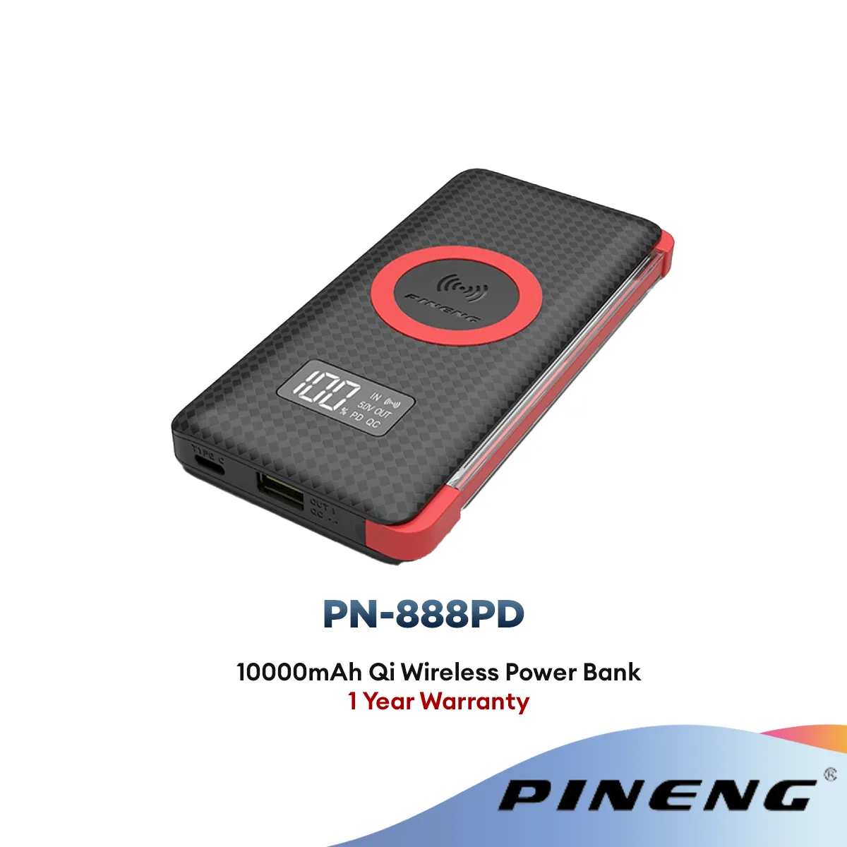 Pineng PN-853PD/PN-857/PN-961PD/PN-986/Qi PN-886/Qi PN-888PD Wireless Powerbank