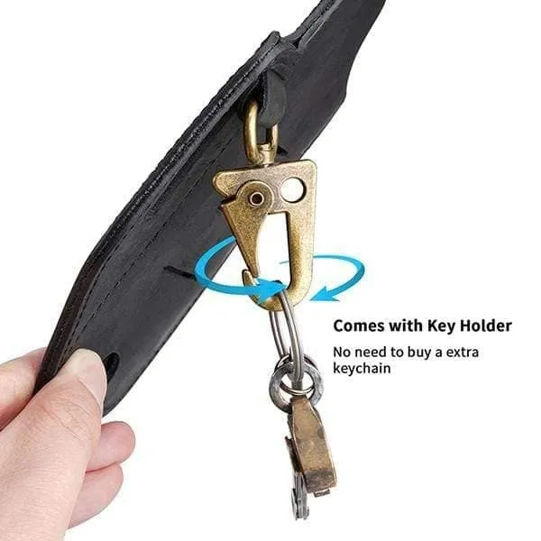 PJ20 Universal Leather Phone Holster with Key Holder