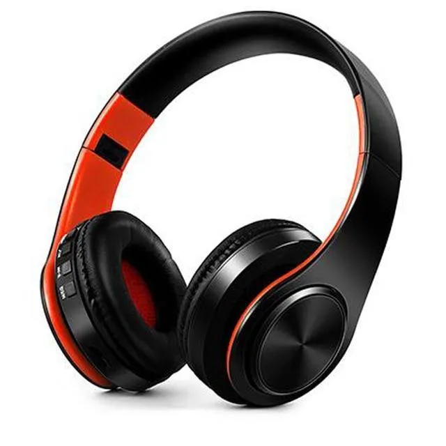 Portable Adjustable Wireless Headphones Bluetooth Audio Mp3