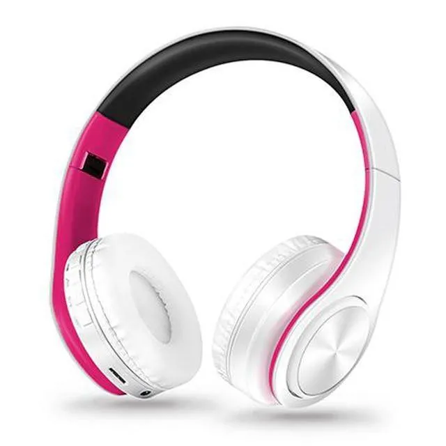 Portable Adjustable Wireless Headphones Bluetooth Audio Mp3