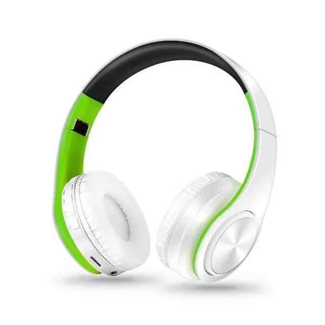 Portable Adjustable Wireless Headphones Bluetooth Audio Mp3