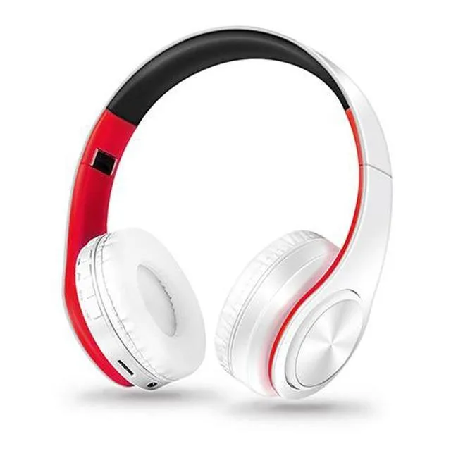 Portable Adjustable Wireless Headphones Bluetooth Audio Mp3