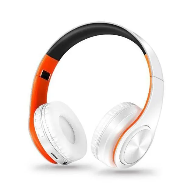 Portable Adjustable Wireless Headphones Bluetooth Audio Mp3