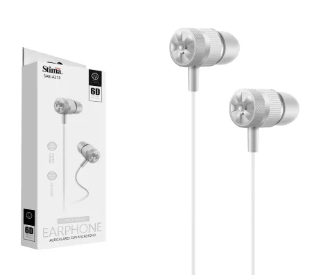 Pro Stima Sab A213 Headphones With Micro White