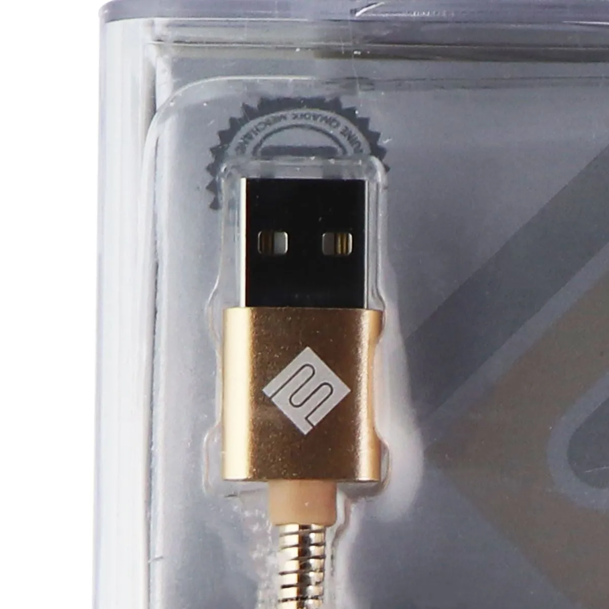 Qmadix (QM - PDM3AL - GD) 3.3ft Charging & Sync Cable for iPhones - Gold