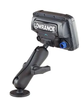 "Rugged Use" Ball Mount for Lowrance, ELITE-5 & MARK-5 Series