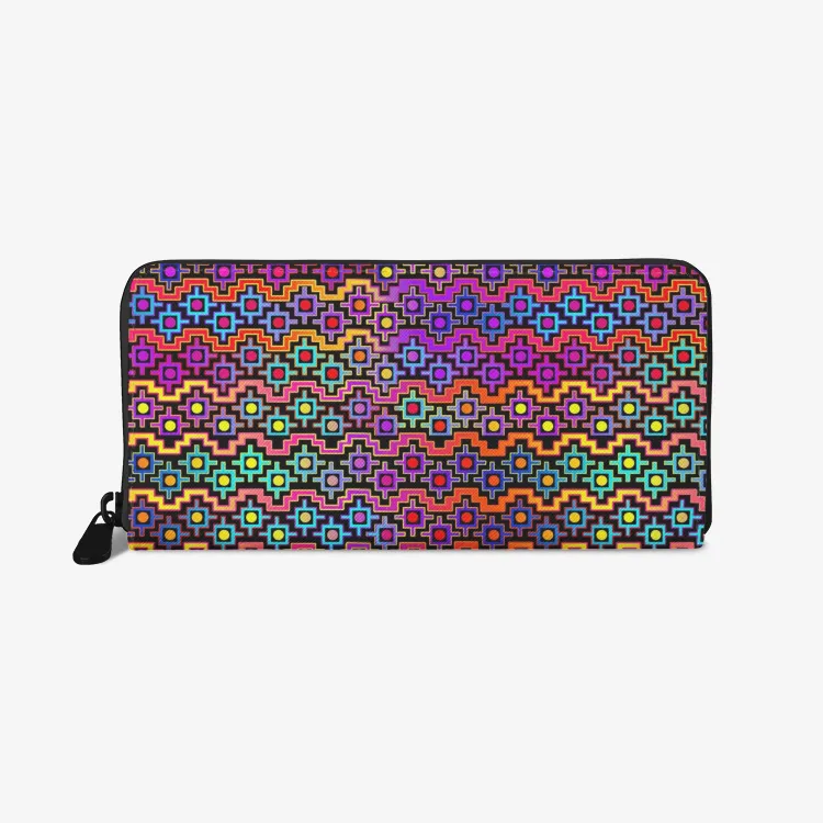 Rainbow Healing Leather Wallet