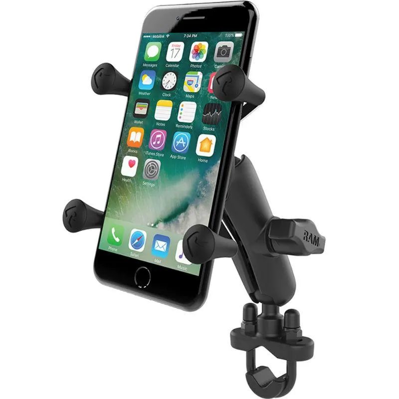 Ram Mounts - X Grip Phone Mount with Handlebar Ubolt Base | RAM-B-149Z-UN7U