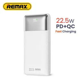 REMAX Kiyuan Series 20W 22.5W PD QC Fast Charging Power Bank 10000mAh RPP-5 White