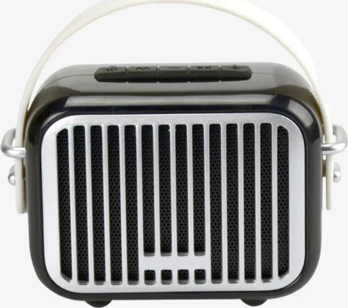 Retro Black Mini Wireless Bluetooth Speaker