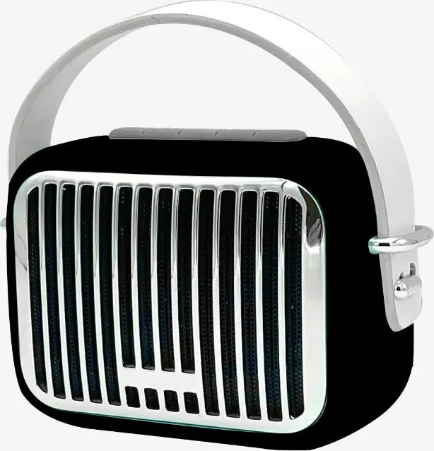 Retro Black Mini Wireless Bluetooth Speaker